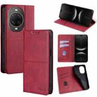 For Huawei nova 14 Ultra 5G Cow Texture Magnetic Leather Phone Case(Red) - 1