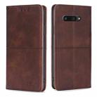 For Kyocera Digno SX4 5G Cow Texture Magnetic Leather Phone Case(Dark Brown) - 1