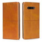 For Kyocera Digno SX4 5G Cow Texture Magnetic Leather Phone Case(Light Brown) - 1