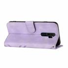 For OPPO A9 2020/A5 2020 Line Pattern Skin Feel Leather Phone Case(Light Purple) - 3