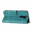 For OPPO A9 2020/A5 2020 Line Pattern Skin Feel Leather Phone Case(Light Blue) - 3