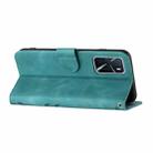 For OPPO A16 4G/A55 5G/A53s 5G Line Pattern Skin Feel Leather Phone Case(Light Blue) - 3