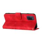 For OPPO A52 / A72 / A92 Line Pattern Skin Feel Leather Phone Case(Red) - 3