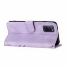 For OPPO A52 / A72 / A92 Line Pattern Skin Feel Leather Phone Case(Light Purple) - 3