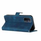For OPPO A74 5G/A93 5G/A54 5G Line Pattern Skin Feel Leather Phone Case(Royal Blue) - 3