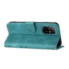 For OPPO A94 5G/F19 Pro/F19 Pro+ 5G Line Pattern Skin Feel Leather Phone Case(Light Blue) - 3
