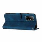 For OPPO Reno6 Z 5G/Reno5 F/Reno5 Lite Line Pattern Skin Feel Leather Phone Case(Royal Blue) - 3