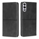 For OnePlus Ace 3V 5G Cow Texture Magnetic Leather Phone Case(Black) - 1