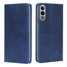 For OnePlus Nord CE4 Cow Texture Magnetic Leather Phone Case(Blue) - 1