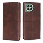 For OnePlus Ace 3 Pro 5G Cow Texture Magnetic Leather Phone Case(Dark Brown) - 1