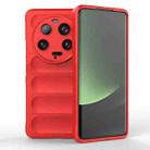 For Xiaomi 13 Ultra Magic Shield TPU + Flannel Phone Case(Red) - 1