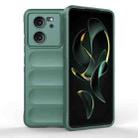 For Xiaomi Redmi K60 Ultra Magic Shield TPU + Flannel Phone Case(Dark Green) - 1