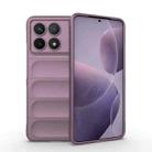 For Xiaomi Redmi K70 / K70 Pro 5G Magic Shield TPU + Flannel Phone Case(Purple) - 1