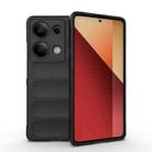 For Xiaomi Redmi Note 13 Pro 4G Global Magic Shield TPU + Flannel Phone Case(Black) - 1