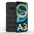 For Xiaomi Redmi A3 4G Global Magic Shield TPU + Flannel Phone Case(Black) - 1