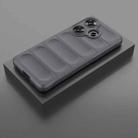 For Xiaomi Redmi Turbo 3 5G Magic Shield TPU + Flannel Phone Case(Dark Grey) - 2