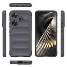 For Xiaomi Redmi Turbo 3 5G Magic Shield TPU + Flannel Phone Case(Dark Grey) - 3