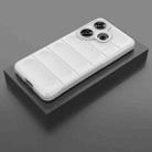 For Xiaomi Redmi Turbo 3 5G Magic Shield TPU + Flannel Phone Case(White) - 2