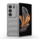 For vivo S17 Pro Magic Shield TPU + Flannel Phone Case(Grey) - 1