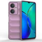 For vivo Y27 4G Global Magic Shield TPU + Flannel Phone Case(Purple) - 1