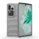 For vivo S18 5G Magic Shield TPU + Flannel Phone Case(Grey) - 1