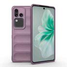 For vivo S18 5G Magic Shield TPU + Flannel Phone Case(Purple) - 1