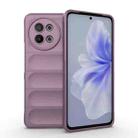 For vivo S18E 5G Magic Shield TPU + Flannel Phone Case(Purple) - 1