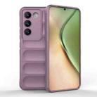 For vivo Y200E 5G Global / Y100 5G IDN Magic Shield TPU + Flannel Phone Case(Purple) - 1