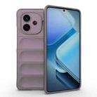 For vivo iQOO Z9 Turbo 5G Magic Shield TPU + Flannel Phone Case(Purple) - 1