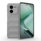 For vivo iQOO Z9X 5G Magic Shield TPU + Flannel Phone Case(Grey) - 1