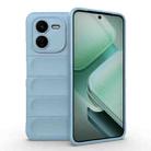 For vivo iQOO Z9X 5G Magic Shield TPU + Flannel Phone Case(Light Blue) - 1