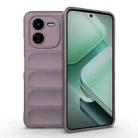 For vivo iQOO Z9X 5G Magic Shield TPU + Flannel Phone Case(Purple) - 1