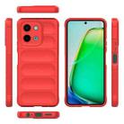 For vivo Y28 4G Magic Shield TPU + Flannel Phone Case(Red) - 3