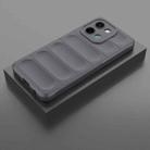 For vivo Y28 4G Magic Shield TPU + Flannel Phone Case(Dark Grey) - 2