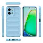 For vivo Y28 4G Magic Shield TPU + Flannel Phone Case(Light Blue) - 3