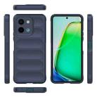 For vivo Y28 4G Magic Shield TPU + Flannel Phone Case(Dark Blue) - 3