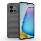 For vivo Y200i / Y200T Magic Shield TPU + Flannel Phone Case(Dark Grey) - 1