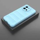 For vivo T3X 5G Global Magic Shield TPU + Flannel Phone Case(Light Blue) - 2