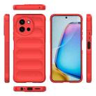 For vivo Y38 5G / Y58 5G Global Magic Shield TPU + Flannel Phone Case(Red) - 3
