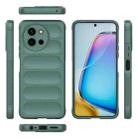 For vivo Y38 5G / Y58 5G Global Magic Shield TPU + Flannel Phone Case(Dark Green) - 3