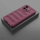 For vivo Y38 5G / Y58 5G Global Magic Shield TPU + Flannel Phone Case(Wine Red) - 2