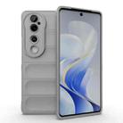 For vivo S19 Pro 5G Magic Shield TPU + Flannel Phone Case(Grey) - 1