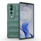 For vivo S19 Pro 5G Magic Shield TPU + Flannel Phone Case(Dark Green) - 1