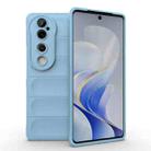 For vivo S19 Pro 5G Magic Shield TPU + Flannel Phone Case(Light Blue) - 1