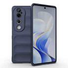 For vivo S19 Pro 5G Magic Shield TPU + Flannel Phone Case(Dark Blue) - 1