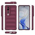 For vivo S19 Pro 5G Magic Shield TPU + Flannel Phone Case(Wine Red) - 3