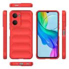 For vivo Y03 4G Global / Y18 4G Global Magic Shield TPU + Flannel Phone Case(Red) - 3