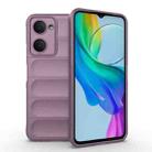 For vivo Y03 4G Global / Y18 4G Global Magic Shield TPU + Flannel Phone Case(Purple) - 1