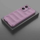 For vivo Y03 4G Global / Y18 4G Global Magic Shield TPU + Flannel Phone Case(Purple) - 2