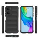 For vivo T3 Lite 5G India / Y28s Global Magic Shield TPU + Flannel Phone Case(Black) - 3